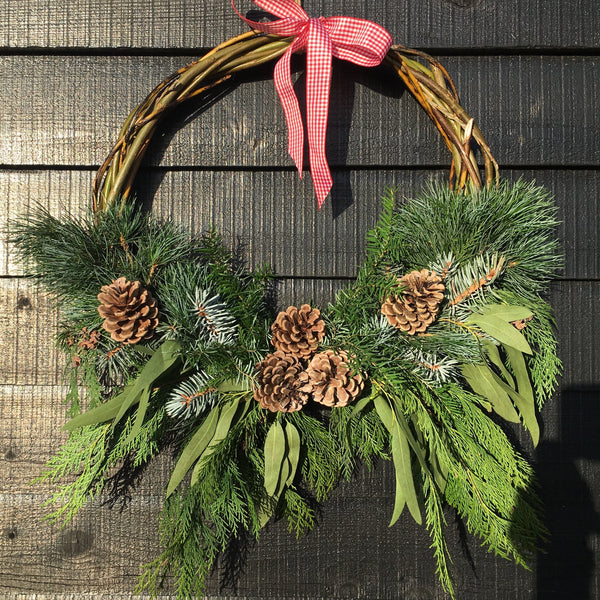 Natural Half Wreath